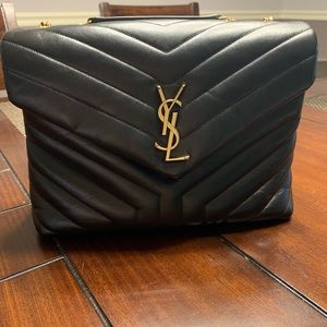 YSL Loulou monogram medium quilted shoulder bag